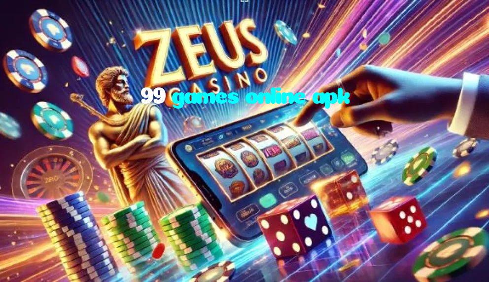 99 games online apk casino presented on mobile device in Pakistan with slots and live games